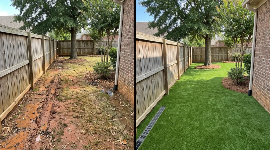 Result artificial grass installation in Huntsville - Huntsville Artificial Grass Installation